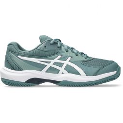 Дитячі тенісні кросівки Asics Gel-Game GS ГРУНТ foggy teal/white