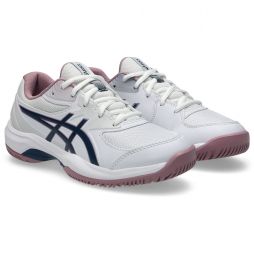 Дитячі тенісні кросівки Asics Gel-Game GS white/independence blue
