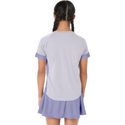 Тенісна футболка дитяча Asics Girls Tennis SS Top lilac hint/bluebell