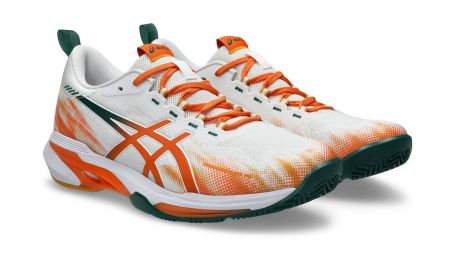 Тенісні кросівки чоловічі Asics Sonicsmash FF Padel white/energy orange