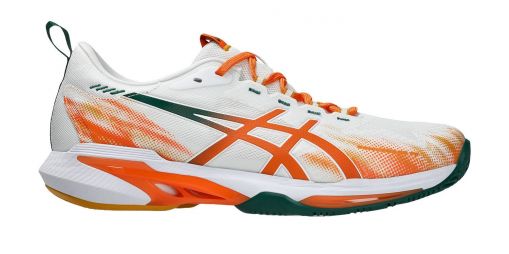 Тенісні кросівки чоловічі Asics Sonicsmash FF Padel white/energy orange