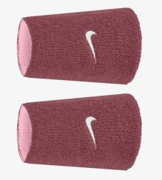 Напульсник Nike Swoosh Classic Reversible Double-Wide pink smoke/pink rise/white