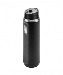 Пляшка для води NIKE STAINLESS STEEL RECHARGE STRAW BOTTLE 32 OZ 946 мл black/black/white