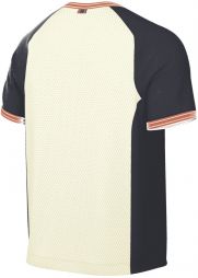 Теннисная футболка мужская Nike Court Heritage Logo T-Shirt sail/dark obsidian