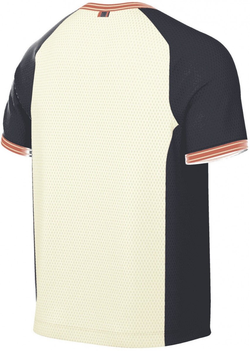Теннисная футболка мужская Nike Court Heritage Logo T-Shirt sail/dark obsidian