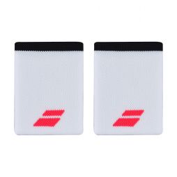 Напульсник Babolat Logo Jumbo Wristband white/strike red