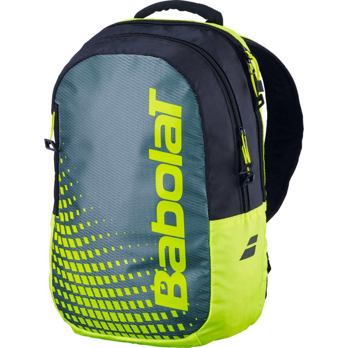 Теннисный рюкзак детский Babolat Backpack Kids metallic grey/black/fluo yellow