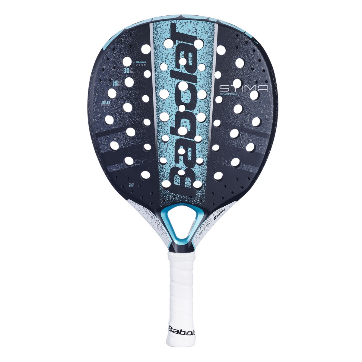 Ракетка для падел-тенісу Babolat STIMA ENERGY black/light blue