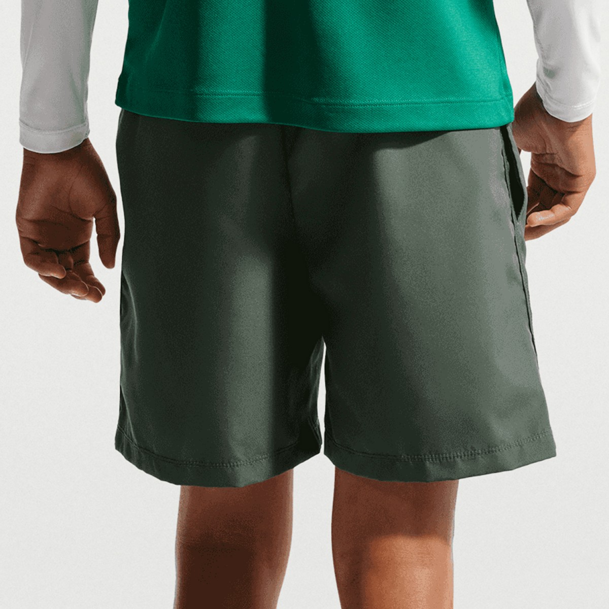 Тенісні шорти дитячі Nike Multi Shorts camo green/white