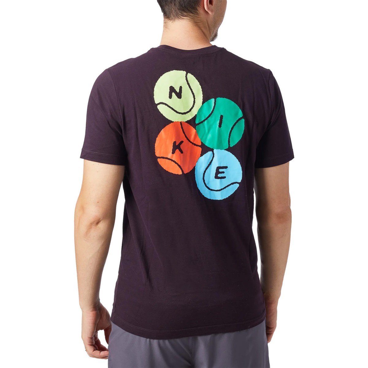Футболка чоловіча Nike Court Dri-Fit Tennis T-Shirt burgundy ash