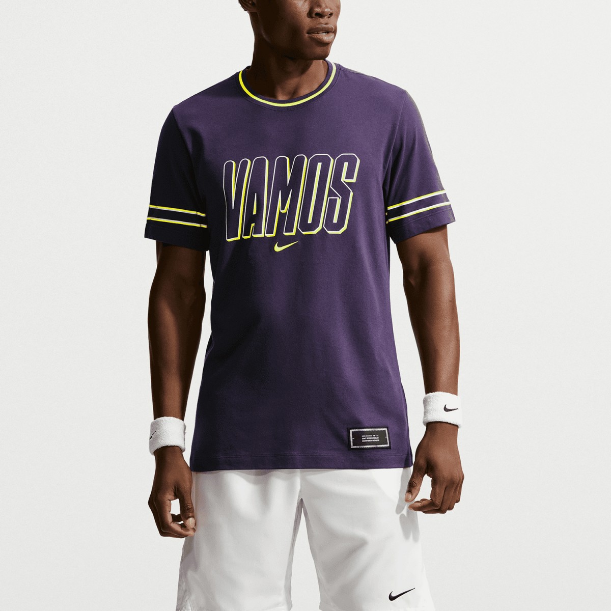 Футболка чоловіча Nike Court Carlos Tee purple dynasty
